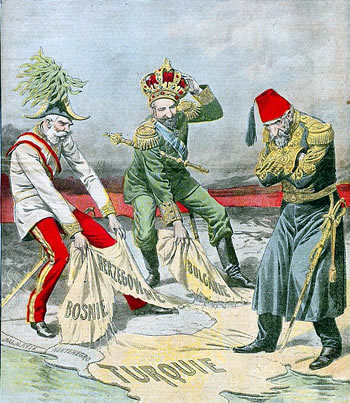El imperio Austro-Hungaro anexa Bosnia y Herzegovina